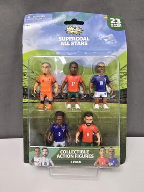 PMI SuperGoal All Stars Soccer Action Figures 5-Pack Boxed Mbappe